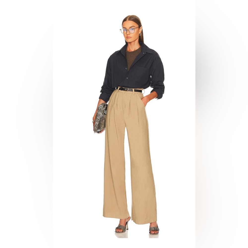 NONchalant Label Fabi Wide Leg Pant in Camel